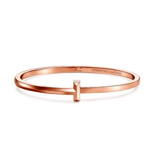Tiffany & Co. + T1 Hinged Bangle in Rose Gold