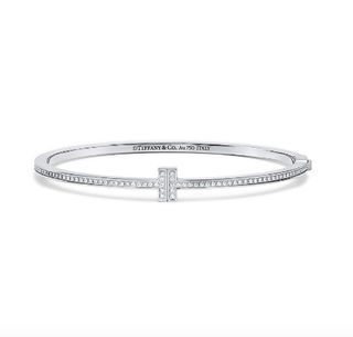 Tiffany & Co. + Diamond Hinged Wire Bangle