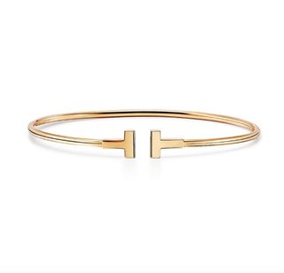 Tiffany & Co. + Narrow Wire Bracelet in Yellow Gold