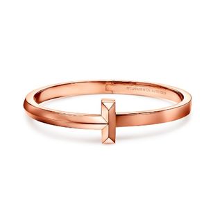 Tiffany & Co. + T1 Hinged Bangle in Rose Gold