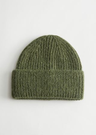 & Other Stories + Ribbed Knit Beanie Hat