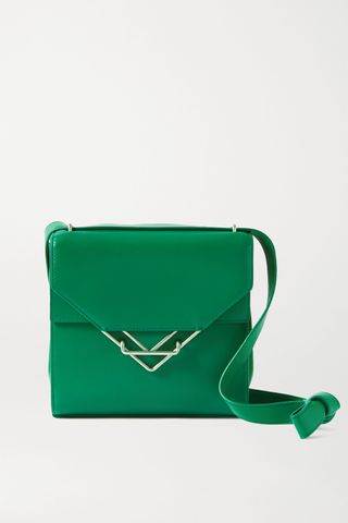 Bottega Veneta + The Clip Small Leather Shoulder Bag