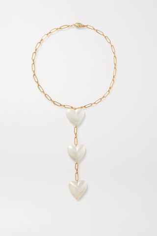 Timeless Pearly + Gold-Plated Mother-Of-Pearl Necklace