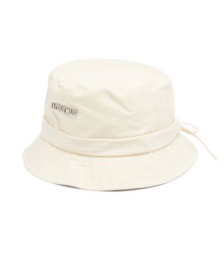 Jacquemus + Bob Gadjo Logo-Plaque Cotton-Canvas Bucket Hat