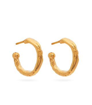 Alighieri + The Morning Hour 24kt Gold-Plated Hoop Earrings