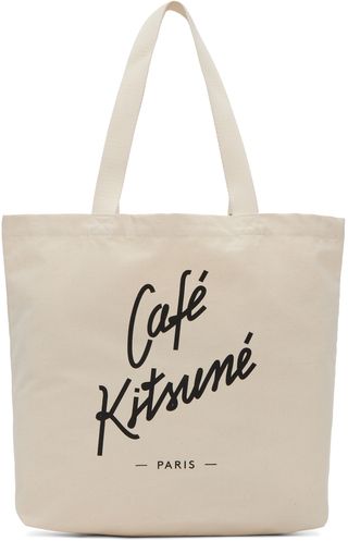 Maison Kitsuné + Off-White Logo Tote Bag