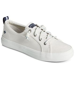 Sperry + Crest Vibe Sneaker in Linen White