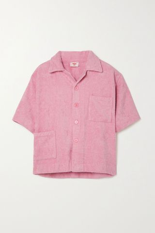 Terry + Boxy Cotton-Terry Shirt
