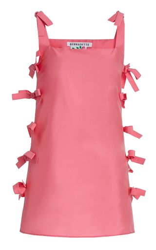 Bernadette Antwerp + Lisa Tie-Detailed Taffeta Mini Dress