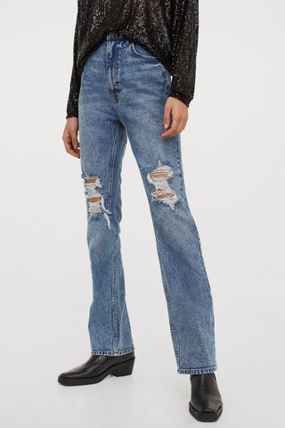 H&M + Bootcut High Jeans