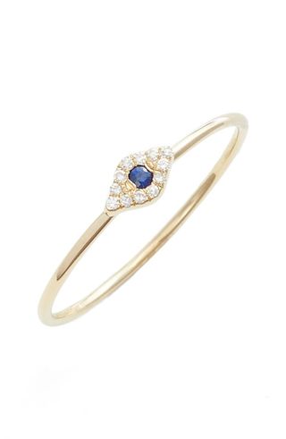 EF Collection + Evil Eye Diamond & Sapphire Stack Ring