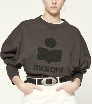 Étoile Isabel Marant + Teloya Faded Black Sweatshirt