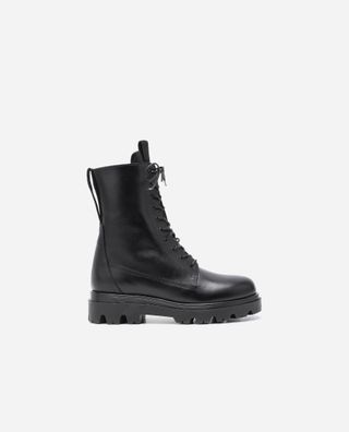 Flattered + Lovi Leather Black Boots