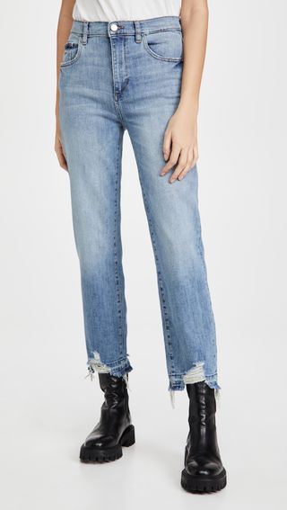 Dl1961 + Patti High Rise Straight Jeans