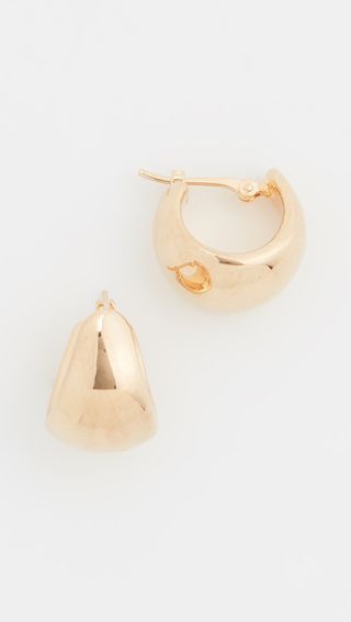 Ariel Gordon Jewelry + 14k Helium Huggie Earrings