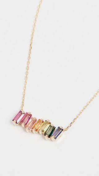 Kalan by Suzanne Kalan + Rainbow Bar Necklace