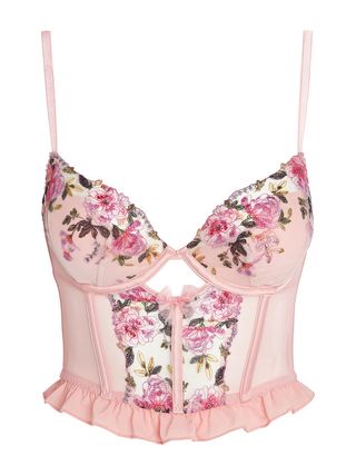 For Love and Lemons x Victoria's Secret + Blushing Rose Bustier Top
