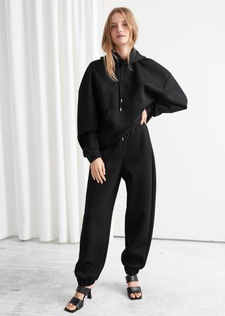 & Other Stories + Oversized Scuba Drawstring Trousers