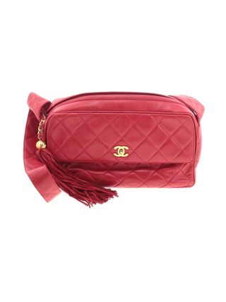 Chanel + Leather Crossbody Bag