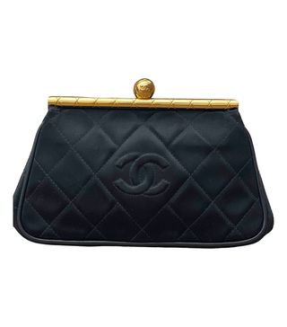 Chanel + Timeless/Classic Silk Clutch Bag