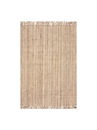 Nuloom + Hand Woven Chunky Natural Jute Rug