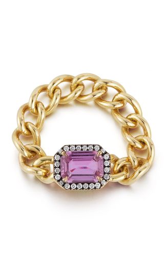 Jemma Wynne + 18k Yellow Gold Toujours Soft Chain Link Ring