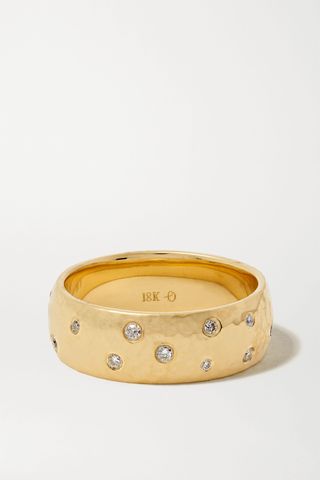 Octavia Elizabeth + + Net Sustain Étoile 18-Karat Recycled Gold Diamond Ring
