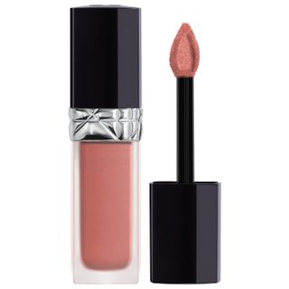 Dior + Rouge Dior Forever Liquid Transfer-Proof Lipstick in 100 Forever Nude