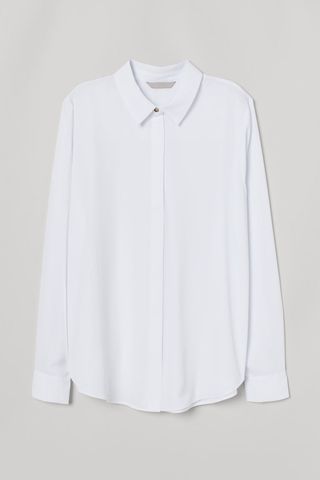H&M + Long-Sleeved Blouse