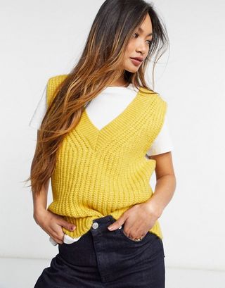 ASOS Design + Chunky Knitted Tank
