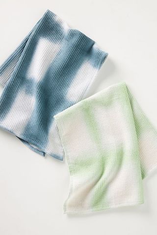 Anthropologie + Amie Tie-Dyed Dish Towels, Set of 2