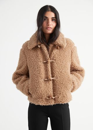 
Other Stories + Fluffy Faux Shearling Jacket