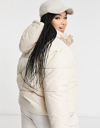 Public Desire + Cropped Padded Jacket With Hood