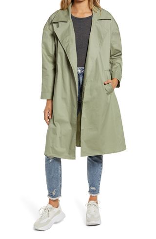 Tinsel + Belted Trench Coat