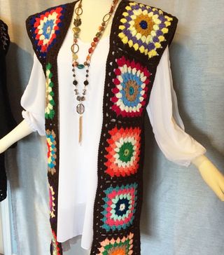Etsy + Gypsy Hippie Vest Sweater Top