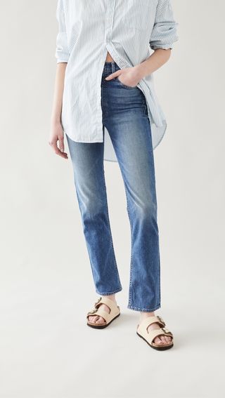 Mother + High Waisted Rider Skimp Jeans