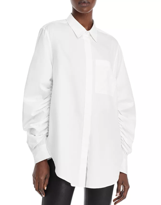 3.1 Phillip Lim + Ruched Sleeve Shirt