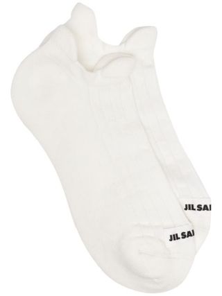 Jil Sander + Logo Patch Ribbed Socks