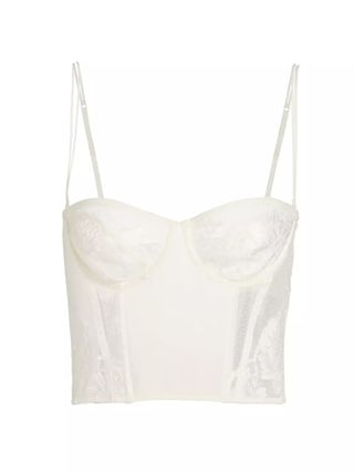 La Perla + Endless Lace-Paneled Bra Top