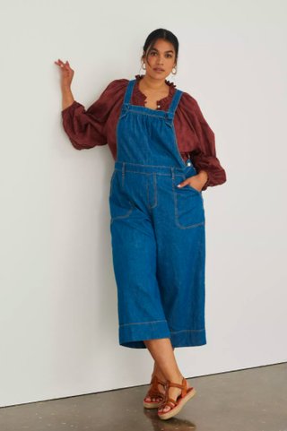 Pilcro and the Letterpress + Relaxed Denim Overalls