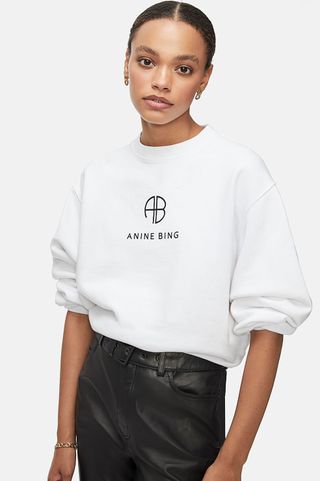 Anine Bing + Ramona Sweatshirt Monogram