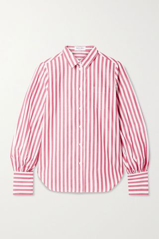 Alex Mill + Bobby Striped Cottton-Poplin Shirt