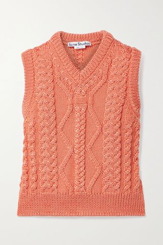 ACNE Studios + Cable-Knit Tank