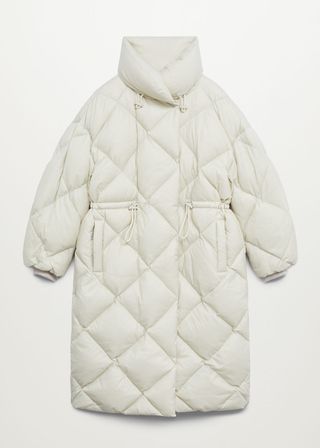 Mango + Quilted Oversized Down Anorak