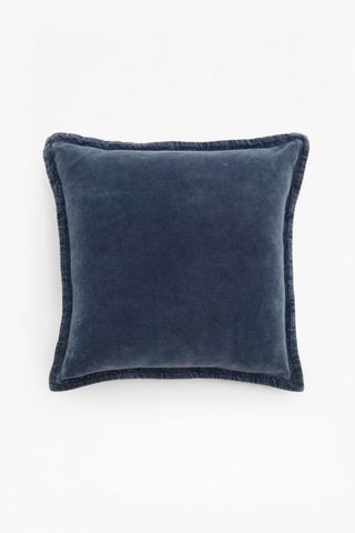 French Connection + Washed Velvet Cushion