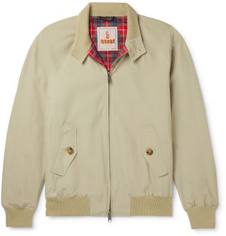 Baracuta + G9 Cotton-Blend Harrington Jacket