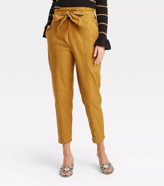 Who What Wear + Ankle Length Paperbag Trousers