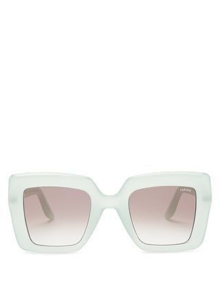 Lapima + Teresa Oversized Square Acetate Sunglasses