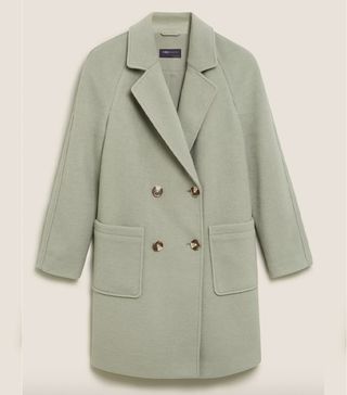 M&S Collection + Double Breasted Coat