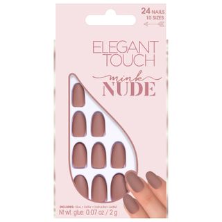 Elegant Touch + Nude Collection Nails in Mink